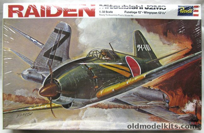 Revell 1/32 Mitsubishi J2M3 Raiden Jack, H288 plastic model kit